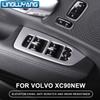 For Volvo XC90 Left Hand Drivewindow 2015- Button Decorative Frame Lift Switch Panel Decorative Stickers Car Accessories