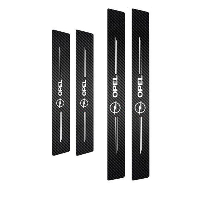 

High-quality Carbon Fiber Car Door Sill Protector Sticker For Opel Astra j g Insignia Corsa d Vectra c Zafira a Auto Gadgets