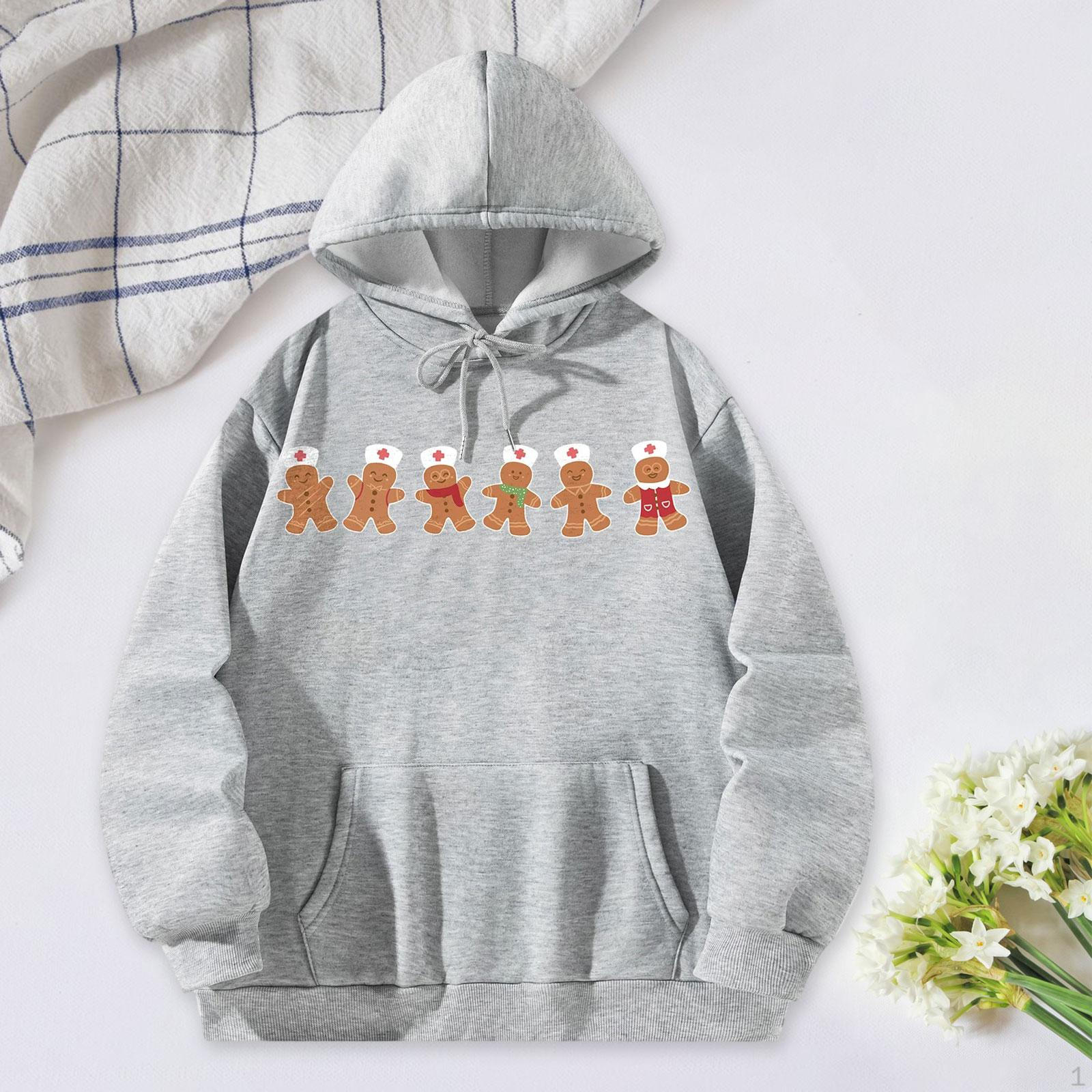 

Женская толстовка с длинным рукавом и графическим рисунком, осенняя одежда, шнурок