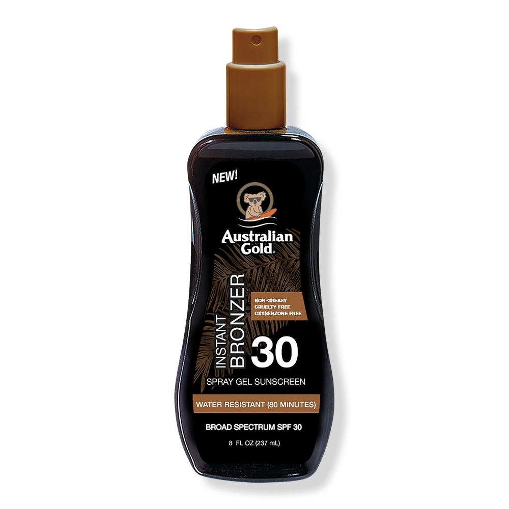 

Солнцезащитный гель-спрей-бронзатор Australian Gold Instant SPF 30, 8,0 унций