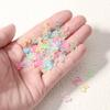 50Pcs/Bag Candy Ribbon Bows 3D Nail Charm Transparent Jelly Color Summer Nail Decoration Accessories DIY Manicure Decor