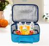 Piknik na przejażdżkę Camping Samochód Przenośny Piekarnik Elektryczny Mini Ciepłe Jedzenie Bento Torba Termiczna Niebieska