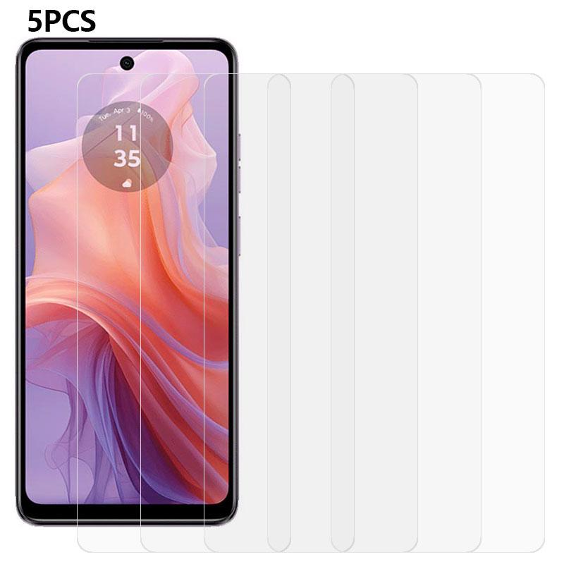 

5PCS For Motorola Moto E14 4G/G04 4G/G04s 4G/G24 4G Screen Protector 0.3mm Touch Sensitive Tempered Glass Film Type A
