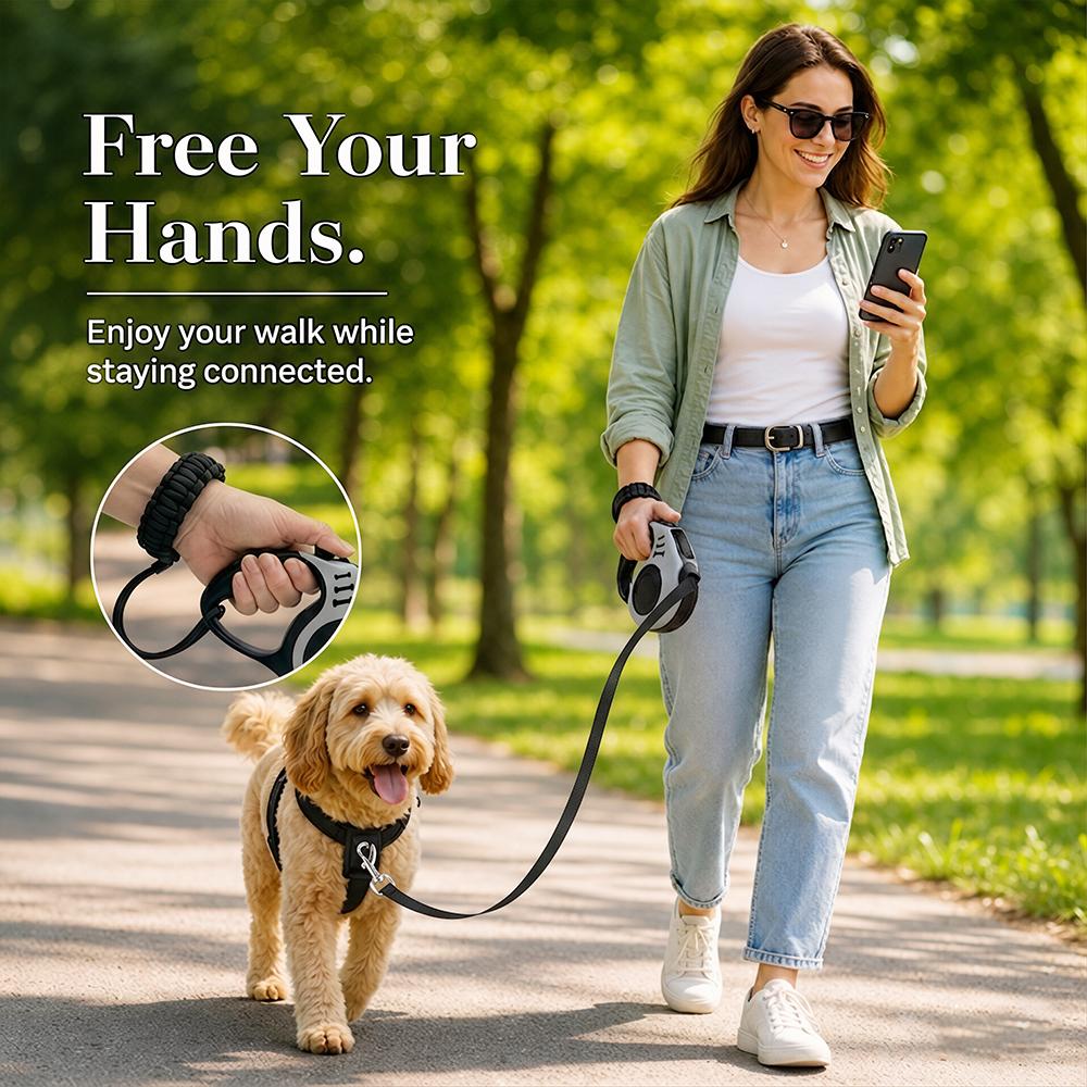 3M/5M Automatic Dog Leash For Small Dogs Cat Nylon Walking Retractable Lead Extending For Outdoor Training Puppy Yorkie Supplies