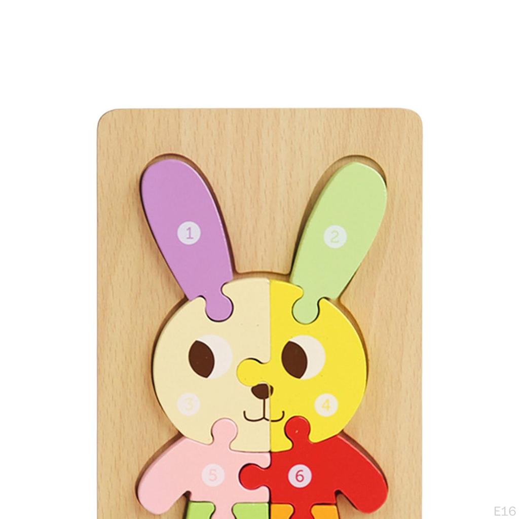 Jigsaw Wooden Puzzle, Activity Toys, Early Development, Preschool Travel Toy, Montessori Toys for