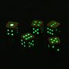 1pcs Luminous Dice 13mm High Quality Metal D6 Playing Games Dice Set Dice for Bar Pub Club Party Board Game