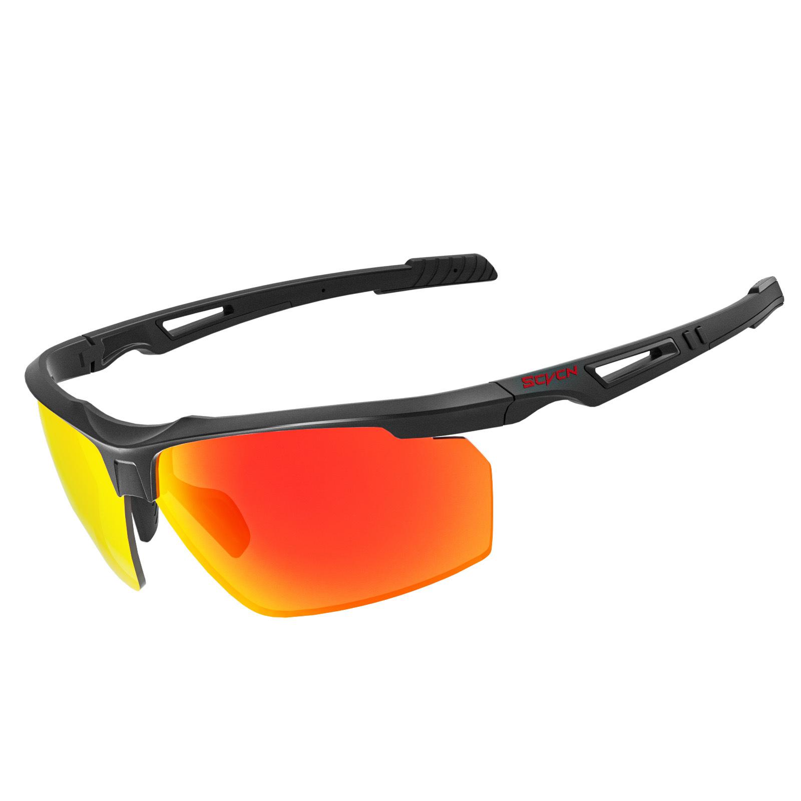 

SCVCN Colorful Polarized Sunglasses, UV Protection, Suitable for Driving, Fishing, Running, Sports, Mountaineering, Hiking, and Cycling TS86-QTC-1L-01