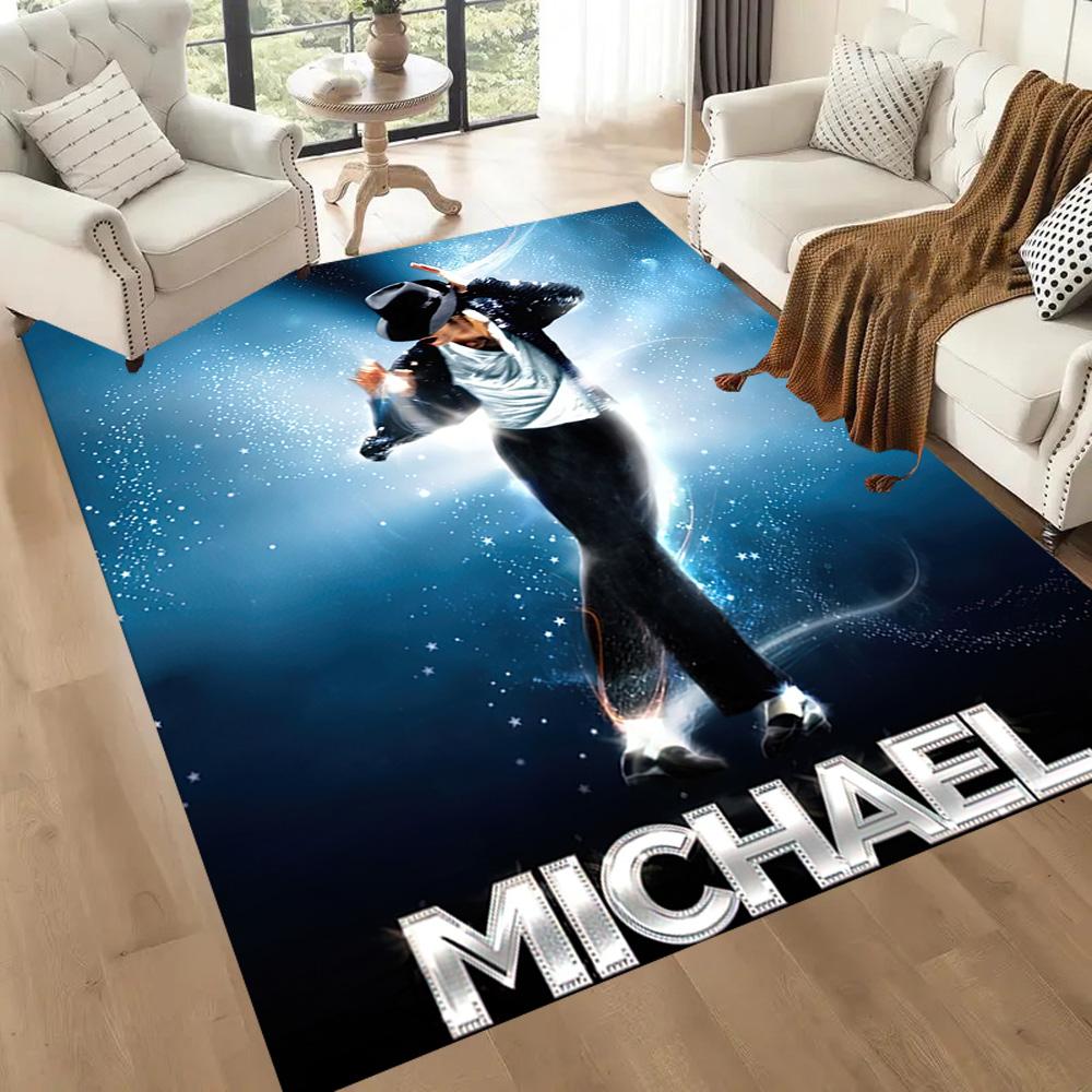 Michael Jackson 77 Floor Rug Office Rug Suitable for Dining Room Study room Kitchen Foyer Anti-slip Rug Anime Office Decor