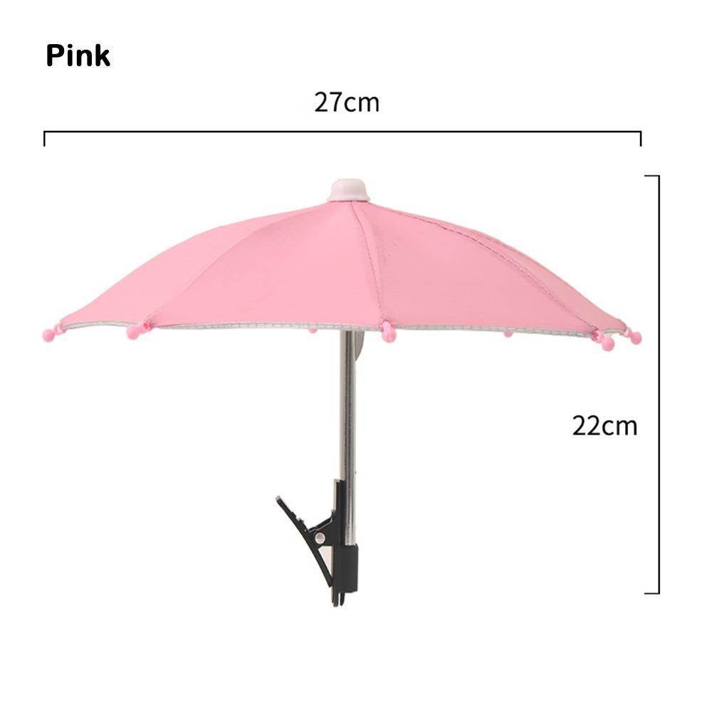 Mit Clip Handy-Regenschirmhalter Blendschutz Handy Wasserabweisender Regenschirm Motorrad