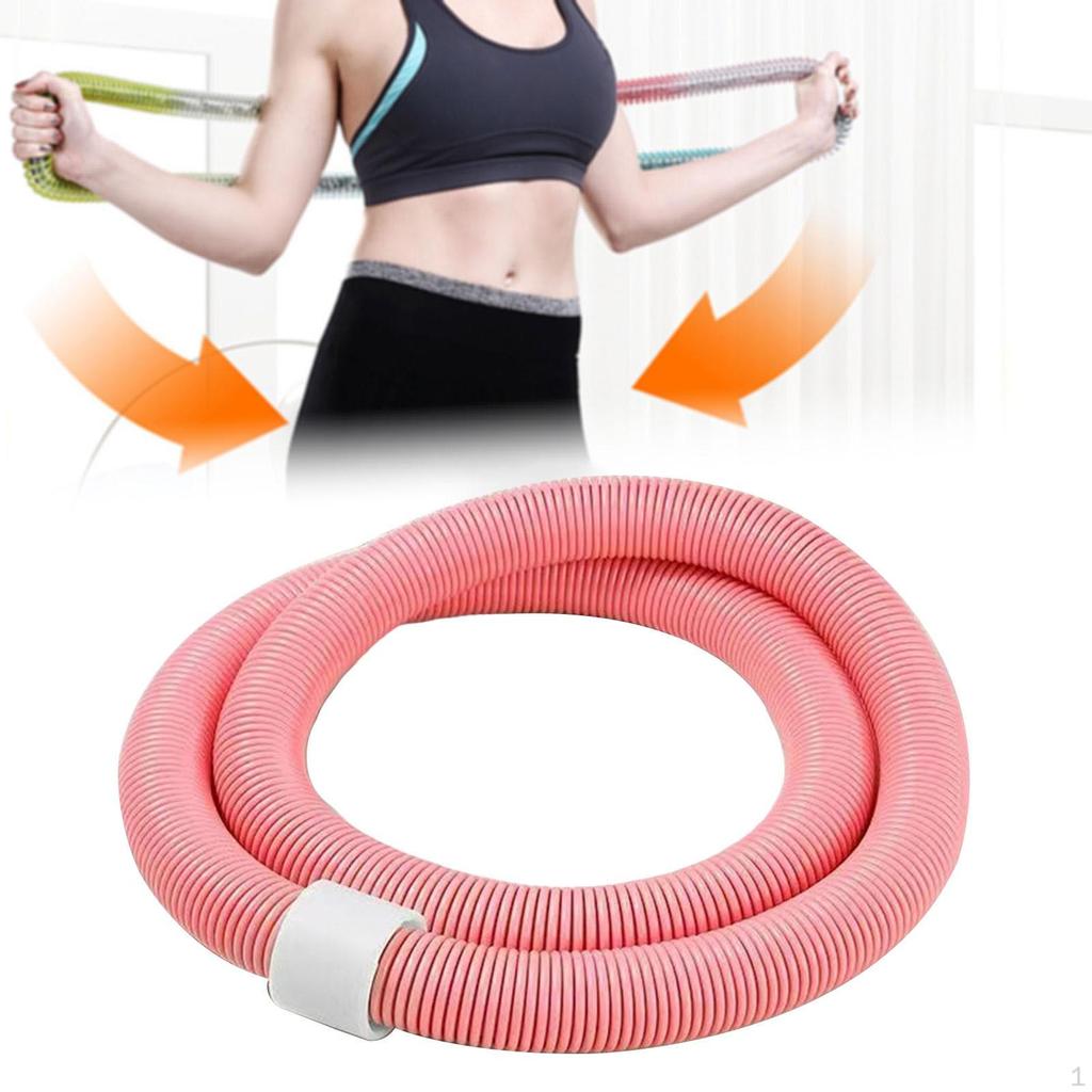 Foldable Fitness Hoop Abdomen Circle Training Sports Exercise Equipment Soft Spring for