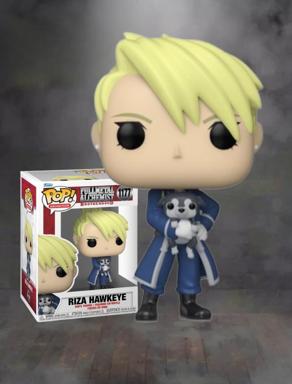 

Сталевий алхімік фігурка Різа Хоукай Riza Hawkeye Соколине око Fullmetal Alchemist Funko Поп іграшка вінілова 10см № 1177 10 синій