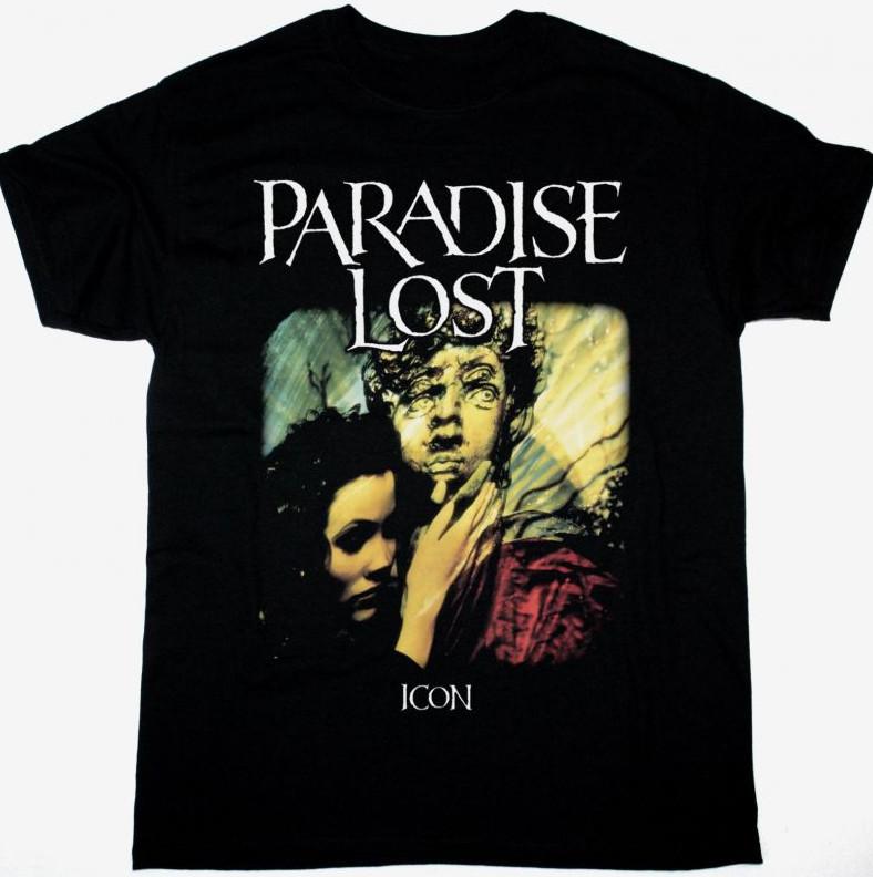 T-shirt da Uomo in Cotone, Asciugatura Rapida Traspirante, Abbigliamento Casual Estivo ICON Album PARADISE LOST Miglior Concerto Rock T-shirt Unisex ZA715