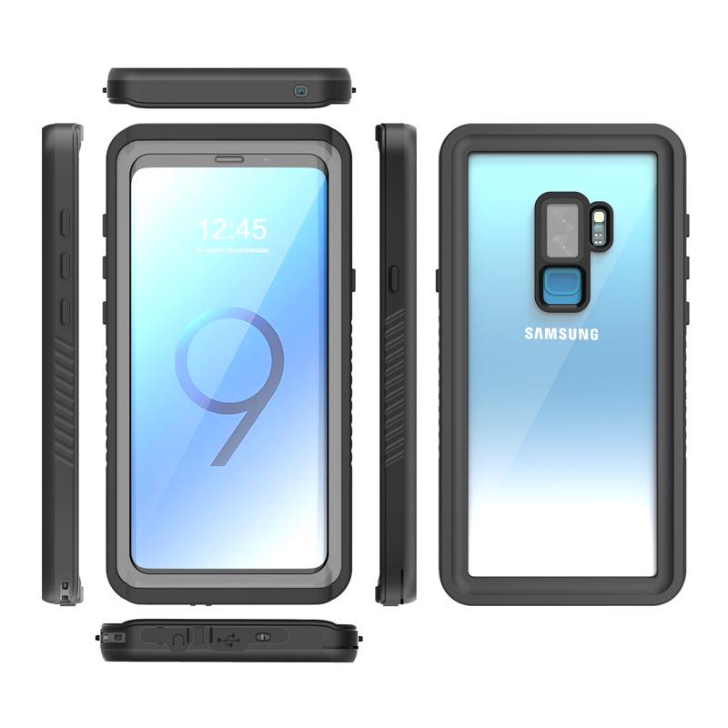 

Samsung S9 Waterproof Phone Case: Outdoor Cycling, Swimming Full Coverage, Drop Protection, Sealed Three-Proof Design Samsung S9 чорний