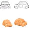 Bus Car Resin Molds for Making Candle Soap Chocolate, Muffins, Mousses, Fondant
