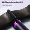 Uscător de păr electric 6 în 1 Perie cu aer cald Multifuncțional Placă de îndreptat părul Ondulator cu ioni negativi Uscător de păr Set de styling