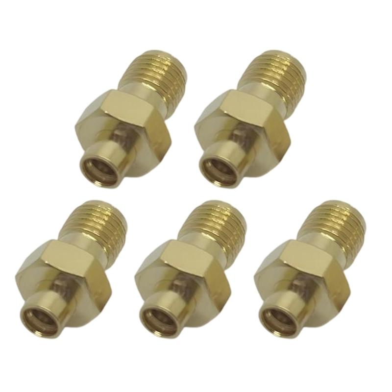 SMA Female to Male Adapter Connector Metal Gold Plated Cable Radio Routers WiFi Mobile Communication Accessories