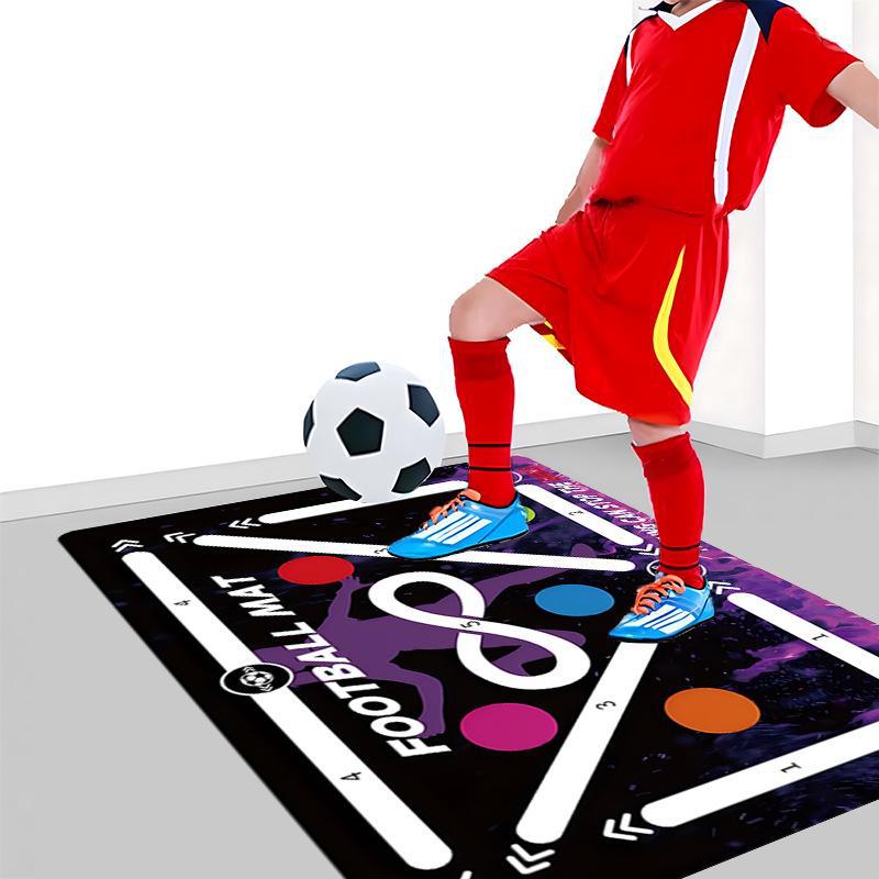Anti-Slip Noise-Reduction Children's Football Training Mat for Home