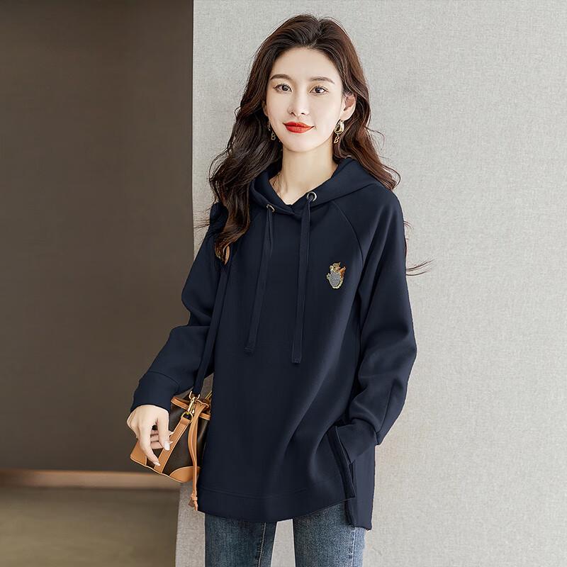 SIBASHE Women's Long Sleeve Hooded Sweatshirt