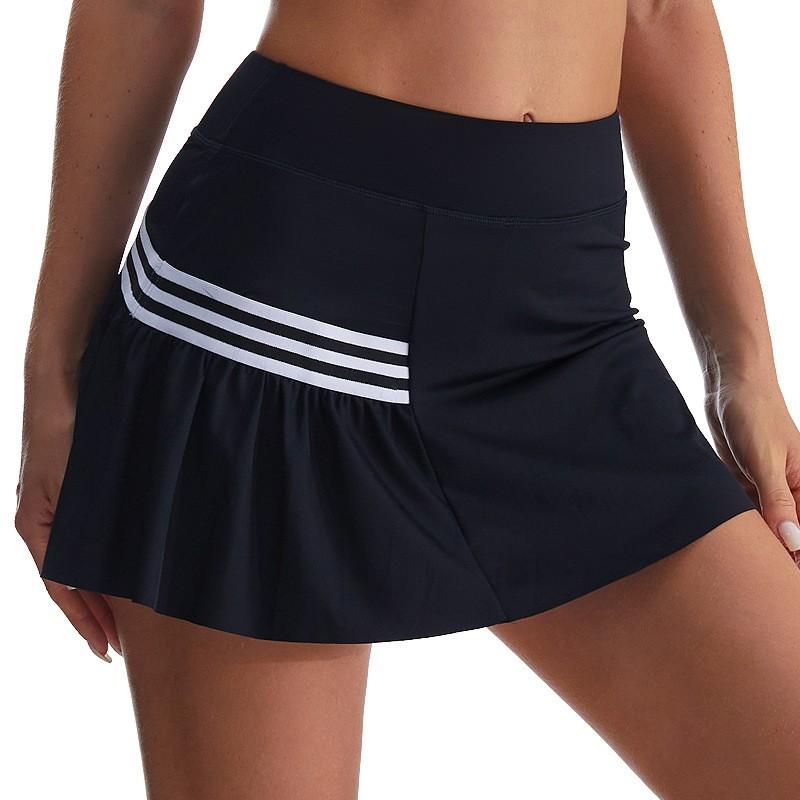 Womens Quick-Dry Yoga Skort With Built-in Shorts Breathable Anti-Chafe Sport Skirt Tennis Running Gym Workout