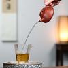 Yixing Handmade Zisha Teapot - Da Hong Pao Clay, 120cc, Small Capacity, Ziye Stone Design