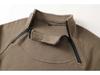 Men's Autumn/Winter Tactical Hoodie - Stand-up Collar, Warm, Loose, Breathable, Solid Color, Plus Velvet, Thickened