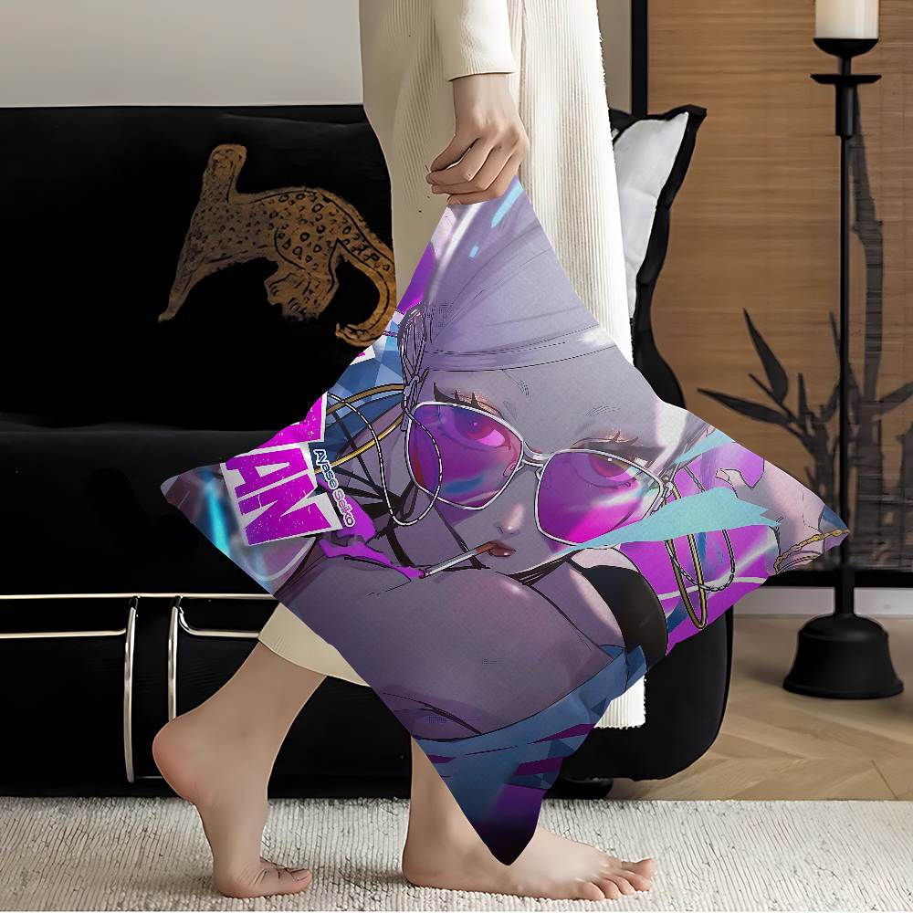 

Anime Dandadan Cushion Cover Polyester Sofa Cushions Decorative Throw Pillows Home Decoration Pillowcover 30x30 cm