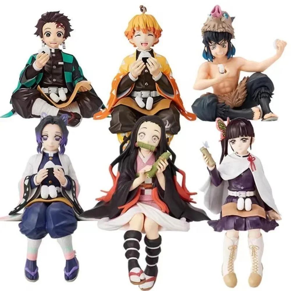 Anime Demon Slayer Actionfiguren Tanjirou Tomioka GiyuuZenitsu Kochou Nezuko Anime Figur Sammler Kinderpuppe Spielzeug für Kinder