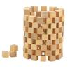 ST TS Holzbausteine, Würfel, Naturholz, Unbemalt, für Kinder-Mathe, Volumen, Geometrie-Aufgaben, Grundschüler, 100 Stück