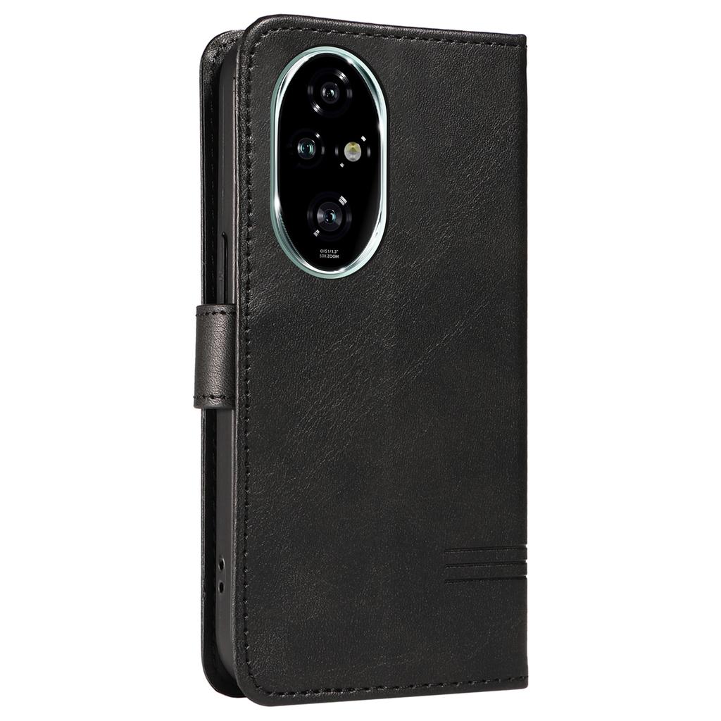 For Honor 200 Pro 5G Cell Phone Case Wallet PU Leather Cell Phone Cover with Magnetic Closure