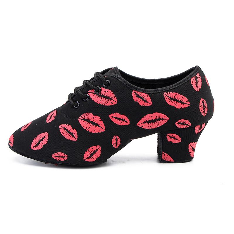 

Женская обувь для латинских танцев, обувь для джазовых взрослых, бальных танцев, обувь для учителей, кроссовки для современных танцев 39 чёрный/красный