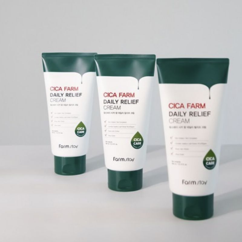 FarmStay Cica Farm Daily Relief Cream 300ml – Soothing & Hydrating Skin Care