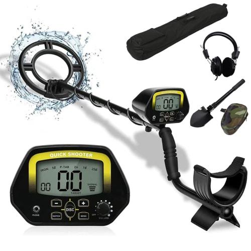 Kohibari Metal Detector, Waterproof, Underground Detection, Underground Sensor, Adjustable Sensitivity, Voice Recognition, Identification Mode, Full M