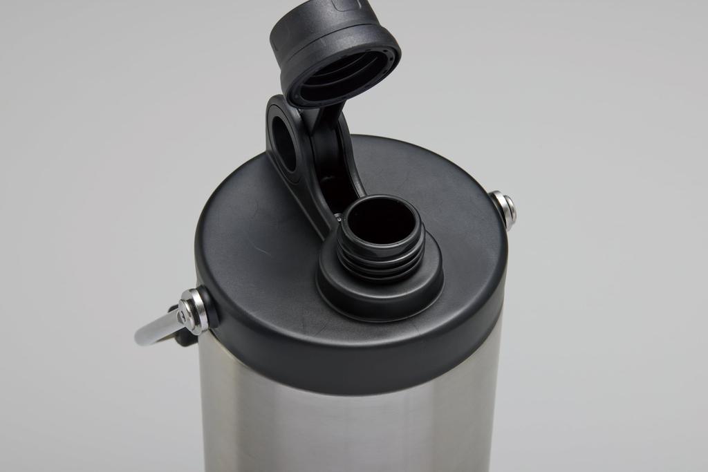 LALPHA Ice Jug, Vacuum Insulated Ice Container, Keeps Ice Cold and Hot, Stainless Steel, Perfect for Camping and Outdoors (1.8L, Silver)