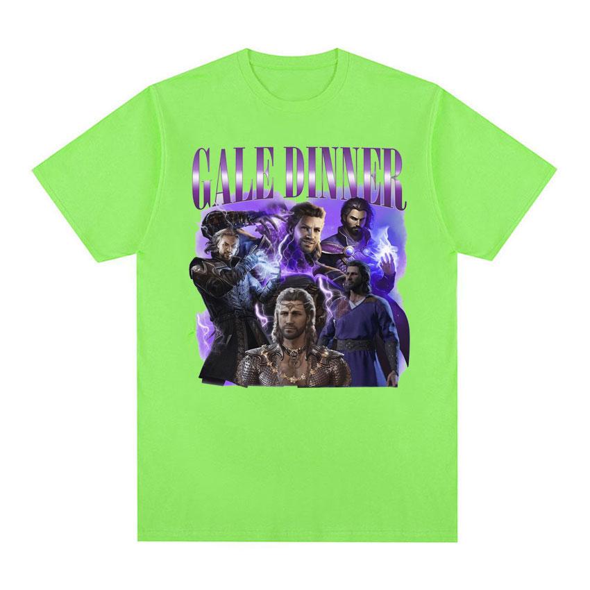 

Ограниченная серия футболок с графикой Гейла из Baldurs Gate 3, мужские винтажные модные оверсайз хлопковые топы, футболка унисекс в готическом уличном стиле 4XL