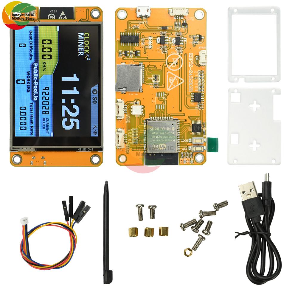 ESP32 2.8inch OLED Display Development Board Esp32-2432S028 Development Board Suitable For Hash Rate 355Kh/s Operation Micro USB