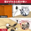 FUMITAKE AC-Adapter 4-fach Abzweig 2-poliges Verlängerungskabel, 0,5 m, WeißSchwarz, mit Isolierkappe, Schwenkstecker, Kältebeständig, Hitzebeständig,