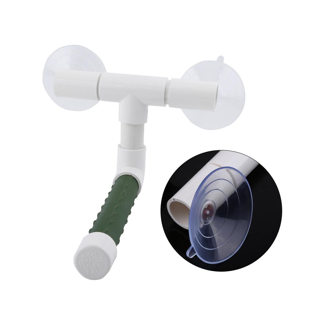 Bird Perches Budgie Foldable Suction Cup Window Shower Bath Wall Grinding Stand Toy