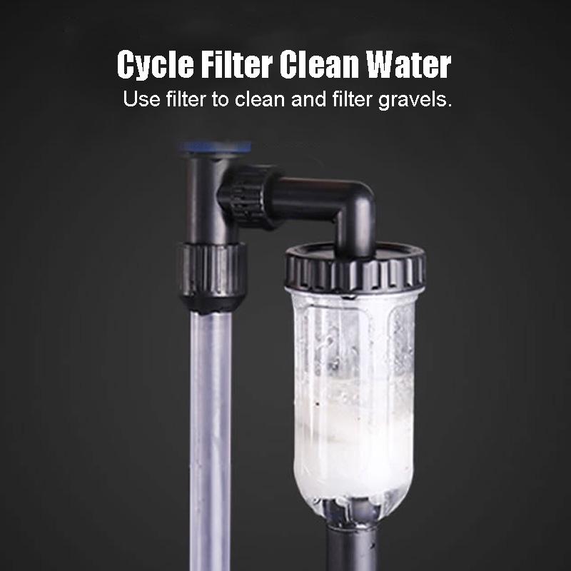 Buy 15W Automatic Aquarium Fish Tank Water Changer Pump Gravel Feces