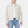 Calvin Klein Solid Color Loose Fit Zip Long Sleeve Jacket Men Jackets Light-Beige J326713-PDH