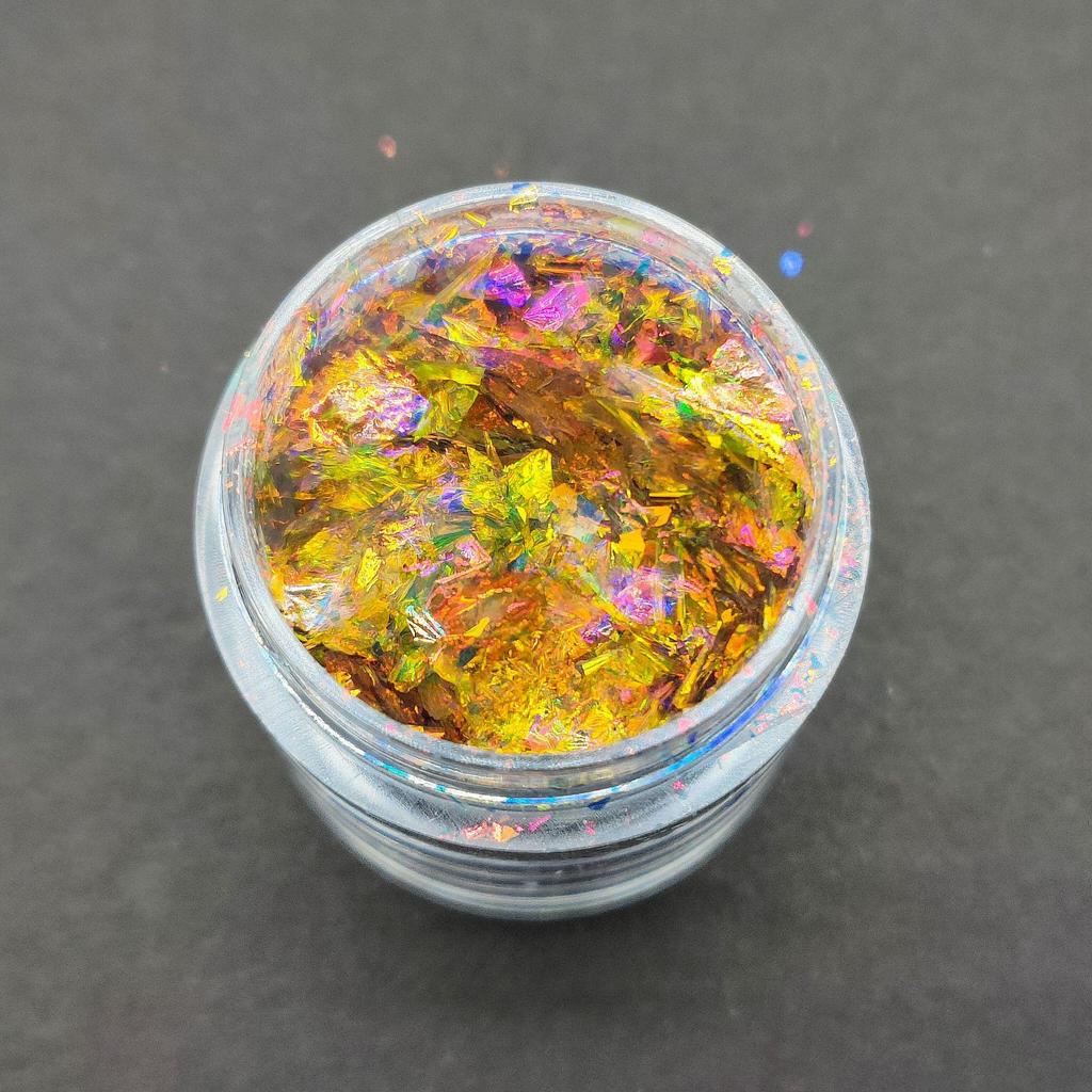 Opal Pink Color-Changing Dragon Scale Glitter - 0.5g High Gloss Iridescent Nail Art