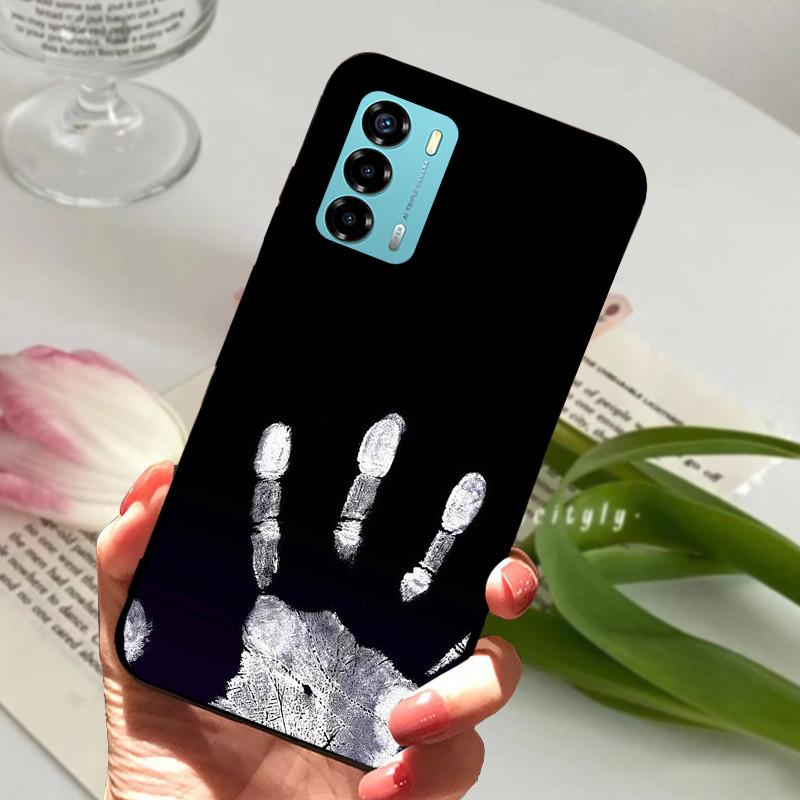 For ZTE Blade V40 Vita Case 8045 6.75" Animal Cartoon Soft Silicone Funda for ZTE Blade V40 Vita Phone Cover V40Vita Black Coque