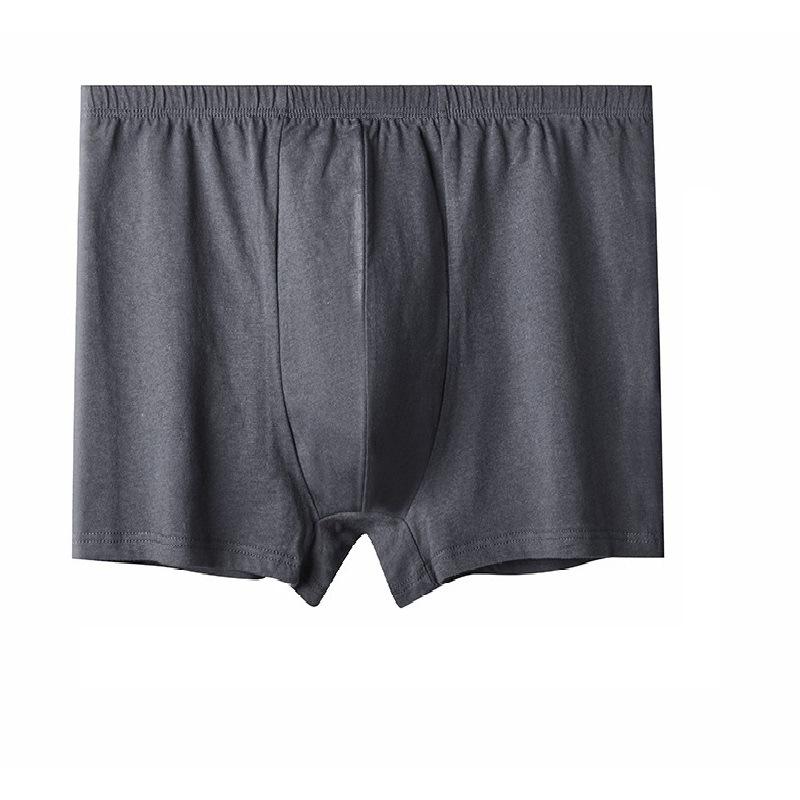 Men's Underwear Cotton Flat Cornered Middle-aged and Elderly Plus Size High Waist Loose Shorts