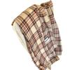 Korean Version Ins Soft Waxy Imitation Cashmere Green Plaid Scarf for Women Winter Color Matching Versatile Warm Student Knitted Scarf