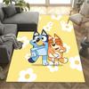 Bluey Bingo Hug Carpet Design for Decorate room Foyer Playrooms Living Rooms Antislip Carpet Anime Office Decor Gift for Festivals