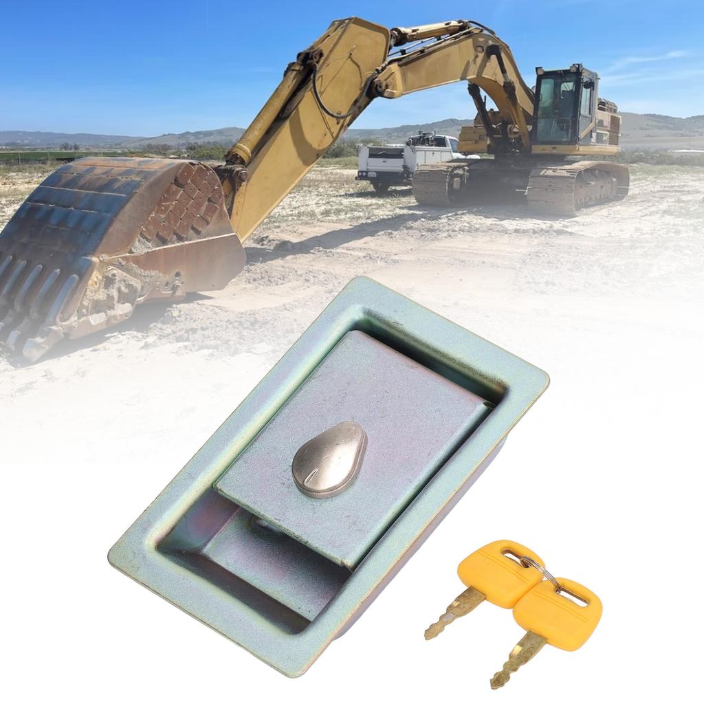 Příslušenství k bagru Zámek hydraulického čerpadla bagru Boční dveře Hliníková slitina se 2 klíči pro hydraulické čerpadlo KATO HD 200
