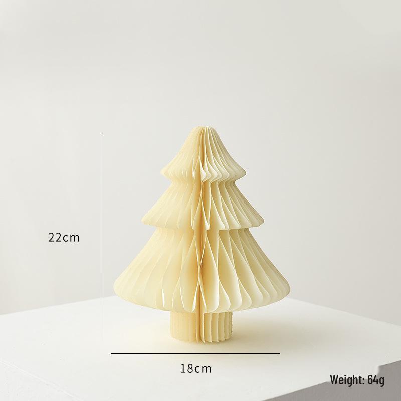 NUCHI Honeycomb Christmas Tree Folding Paper Decoration Ornament