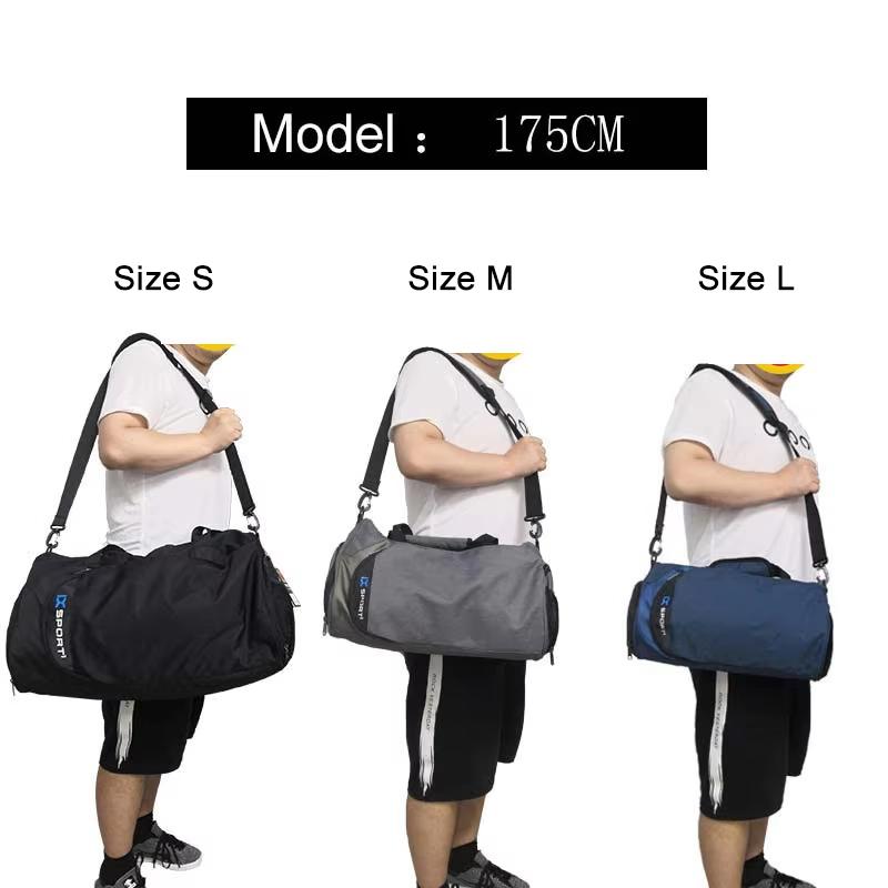 Fitness Gym Bag with Independent Shoe Compartment Dry Wet Separation Training Bag Travel Sports Handbag Work Out Swimming Bag