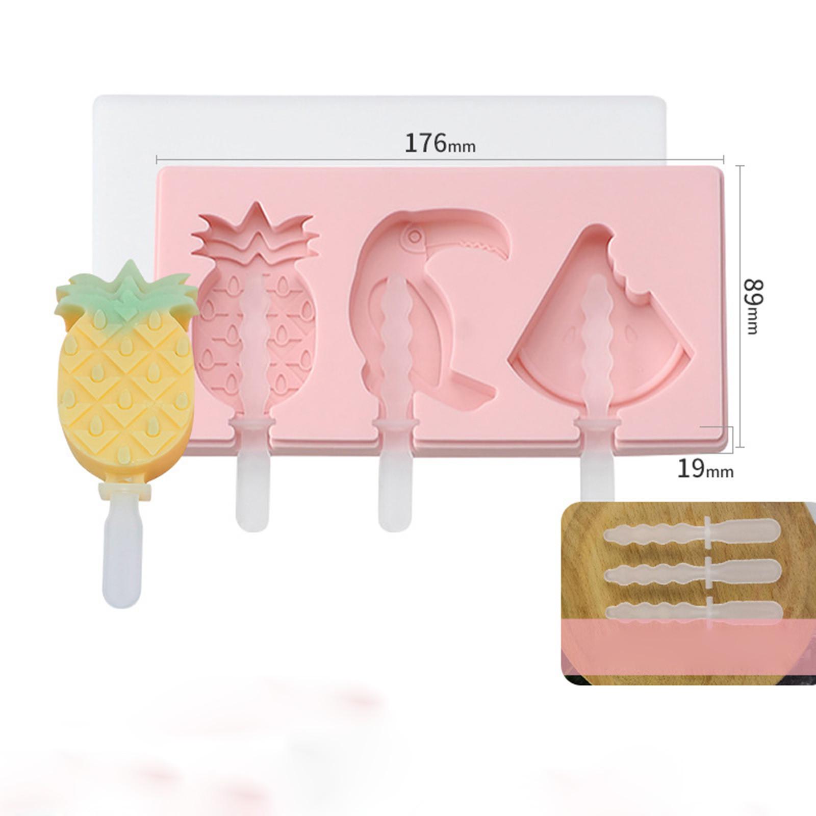 3 Cell Ice  Maker Lolly Mould Tray Kitchen  Ice  DIY