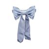 French temperament bow streamer hairpin women's high and low ponytail large duck bill clip side clip popular hairpin hair accessories