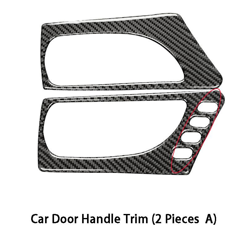 Carbon Fiber Water Cup Gear Steering Wheel Full Kit Interior Trim Sticker Decoration Style Car Accessories For Lexus IS250